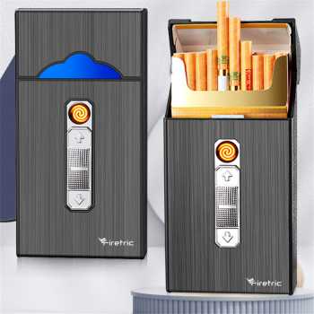 Gambar produk Firetric Kotak Rokok Korek Elektrik Cigarette Lighter 20 Slot - A-15