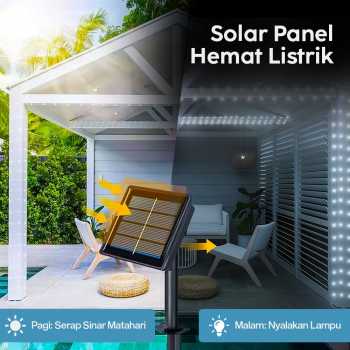Gambar produk YUSHILED Lampu Hias String Lights Dragonfly Solar Panel IP65 8 Modes 20 LED - M088