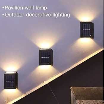 Gambar produk SoFlare Lampu Dinding Solar Outdoor Waterproof Warm White 4 LED - INU150