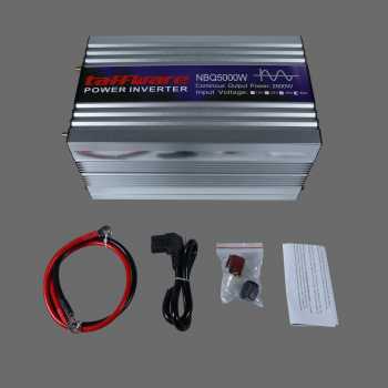 Gambar produk Taffware Power Inverter Mobil Pure Sine Wave DC 60V to AC 220V 5000W - NBQ5000W