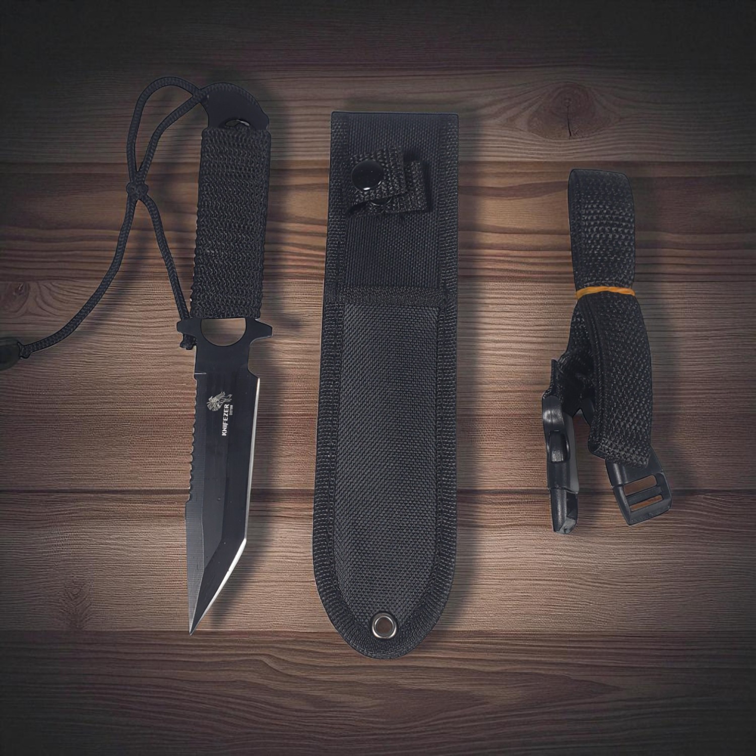 Gambar produk KNIFEZER Pisau Tactical Wild Outdoor Self Defense Knife - D578M