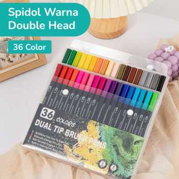 Kolorowy Spidol Double Head Drawing Pen Fine Art Watercolor Set - MKB