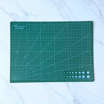 Gambar produk HUAN MEI Alas Potong Work Cutting Mat Pad Anti Slip A4 300x220mm - GKSA4