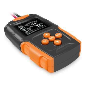 Gambar produk FOXSUR Tester Aki Kendaraan Lead Acid Battery Tester LCD 200Ah 12/24V - FBT-200