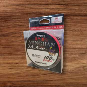 Gambar produk TaffSPORT MINGHAN Senar Benang Tali Pancing Super PE Braided Line 100M 3.0 - X4