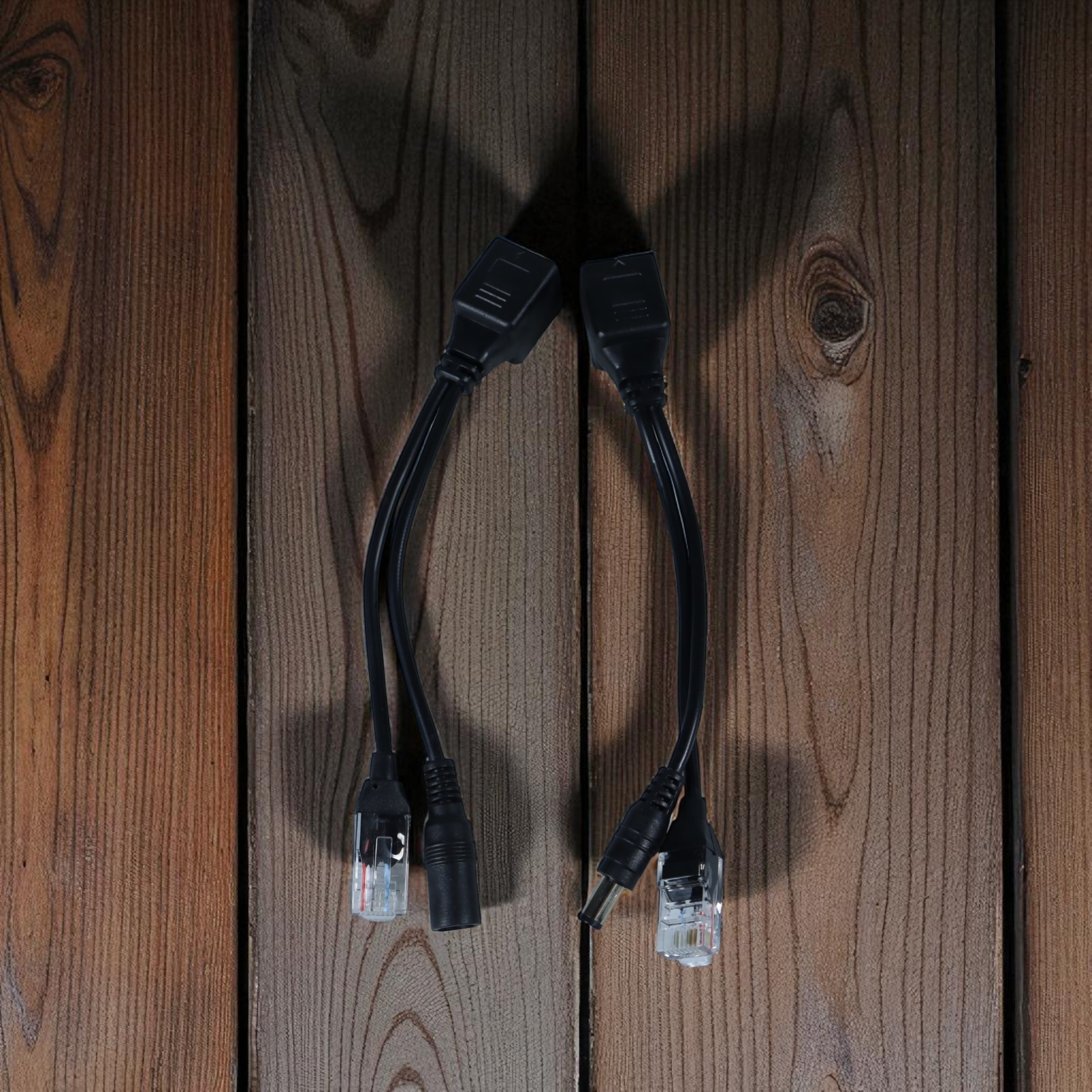Gambar produk Passive PoE Power Over Ethernet Cable with Male Female Power Plug - D1350