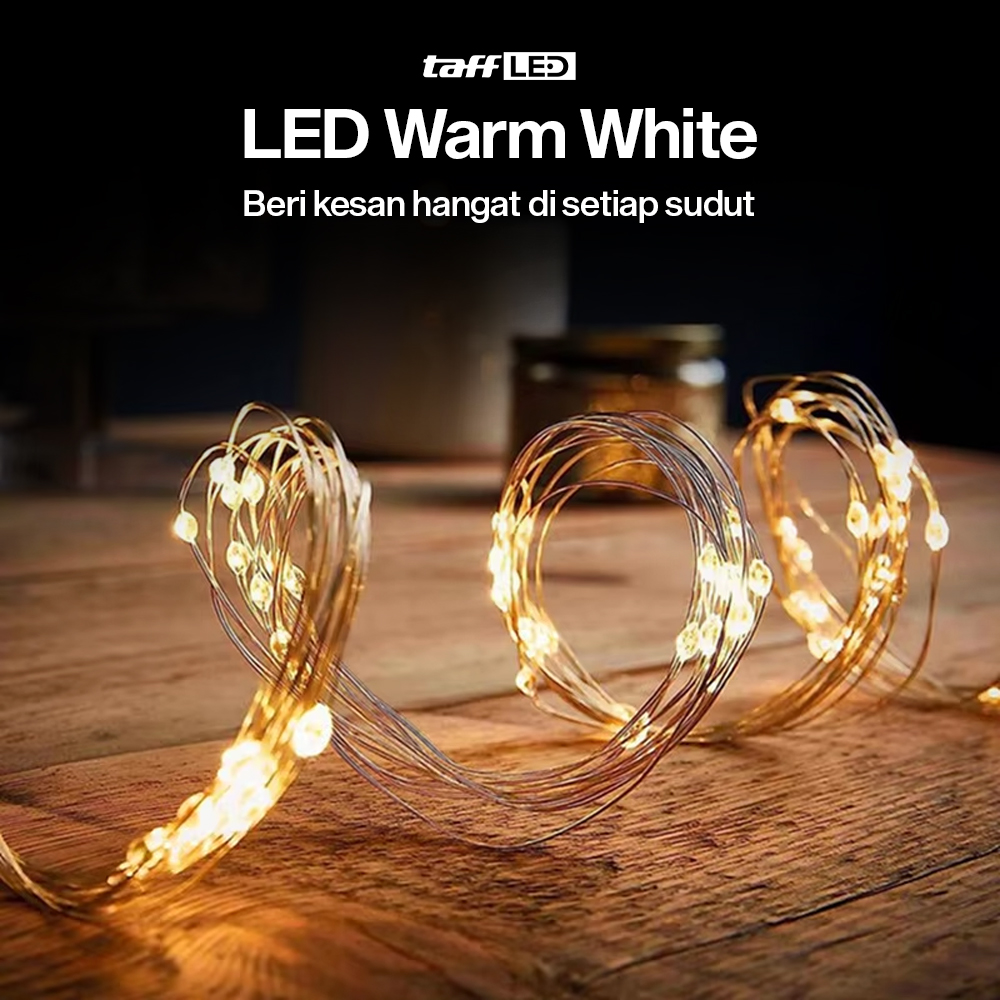 Gambar produk TaffLED Lampu Hias String Lights Waterproof USB Power 50 LED 5M - SZ