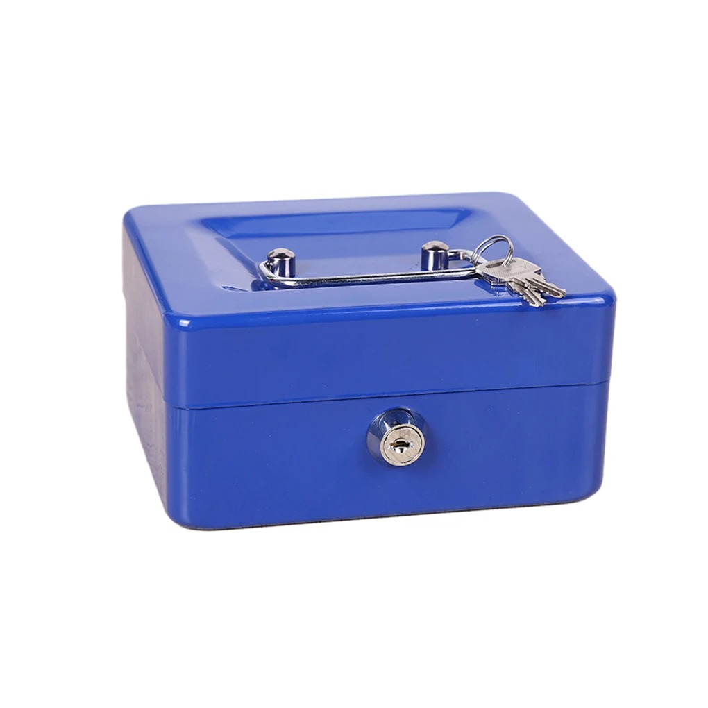 Gambar produk TaffGUARD Kotak Brankas Uang Safebox Key Lock 12.5x9.5x6cm - JJZS67