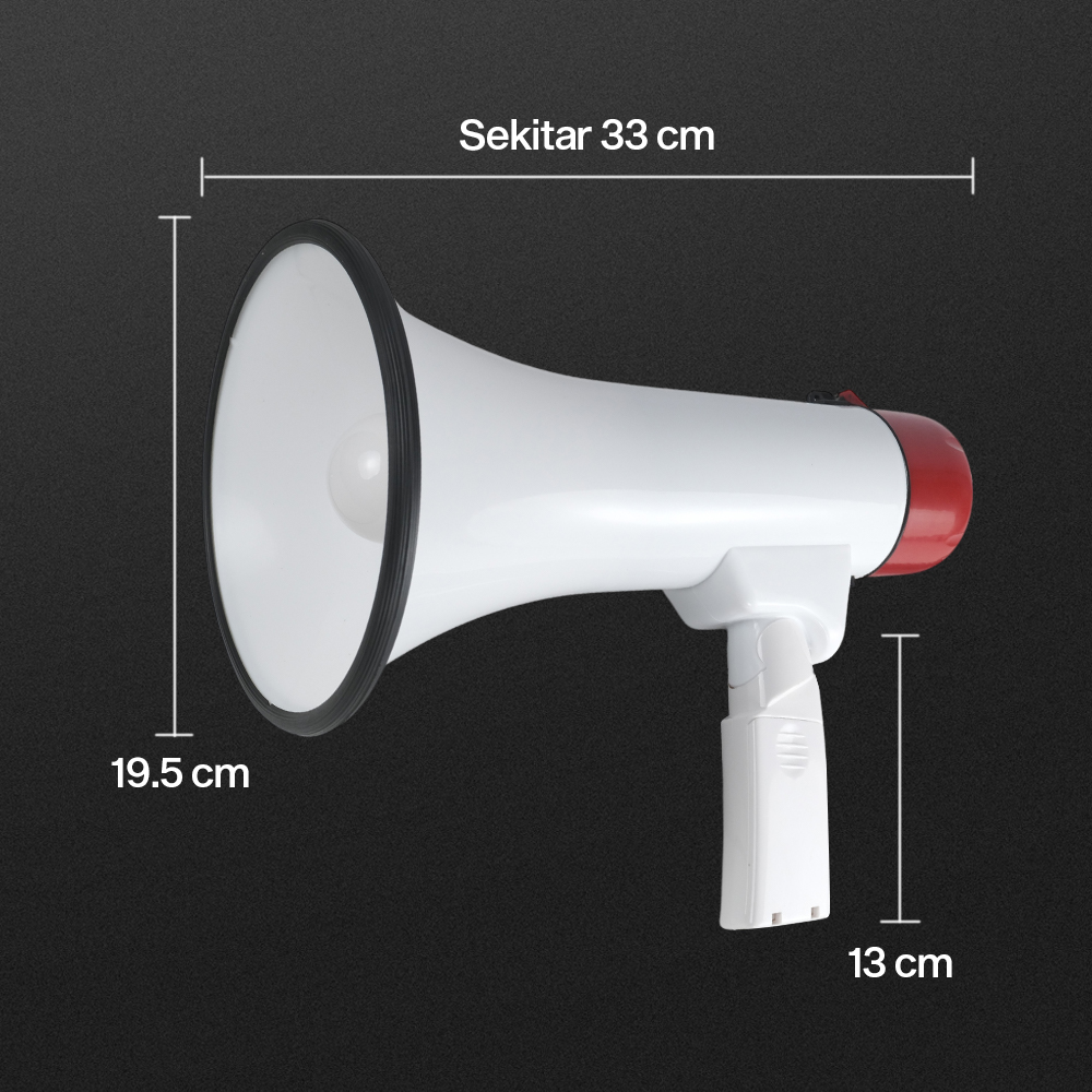 Gambar produk JACAR Toa Megaphone Bluetooth Multifunctional Shouter 50 W - 8099