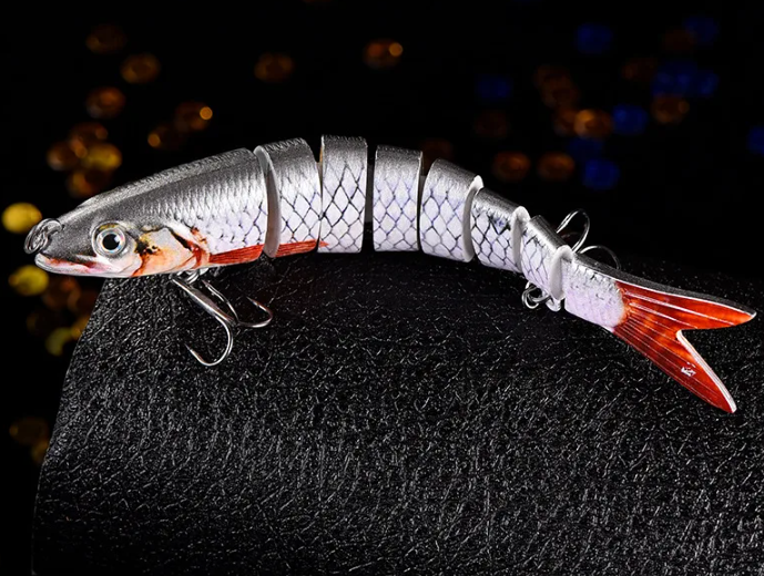 Gambar produk MINNOW Umpan Pancing Ikan Sinking Wobblers Fishing Lures Jointed 10CM - 45D