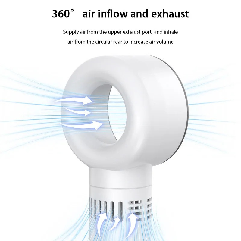 Gambar produk FENG Kipas Mini Portable Handheld Bladeless Fan 100 Speed Rechargeable - XG-360