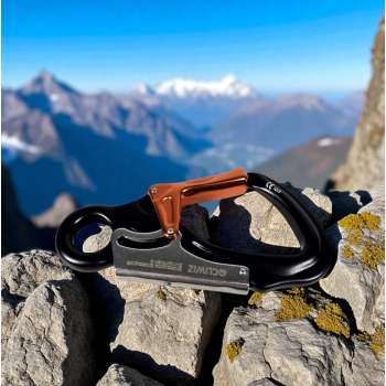 Gambar produk CLIWIZ Karabiner Panjat Tebing Outdoor Anchor Rope Lock Safety 35KN - 1019