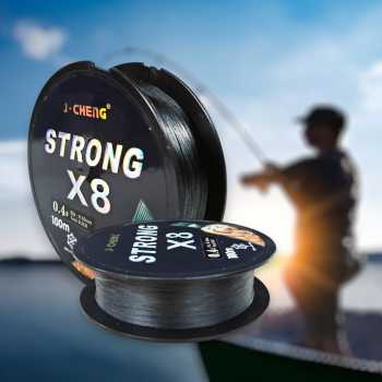 J-Cheng Senar Tali Pancing 8 Braided PE Fishing Line 100M - JC4188