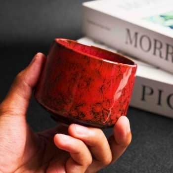 Gambar produk FLAMBE Gelas Keramik Kopi Teh Vintage Japanese Style Ceramic Cup 200ml - FB014