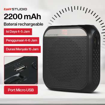 Gambar produk TaffSTUDIO Penguat Suara Active Speaker Megaphone Tourguide Amplifier - K6