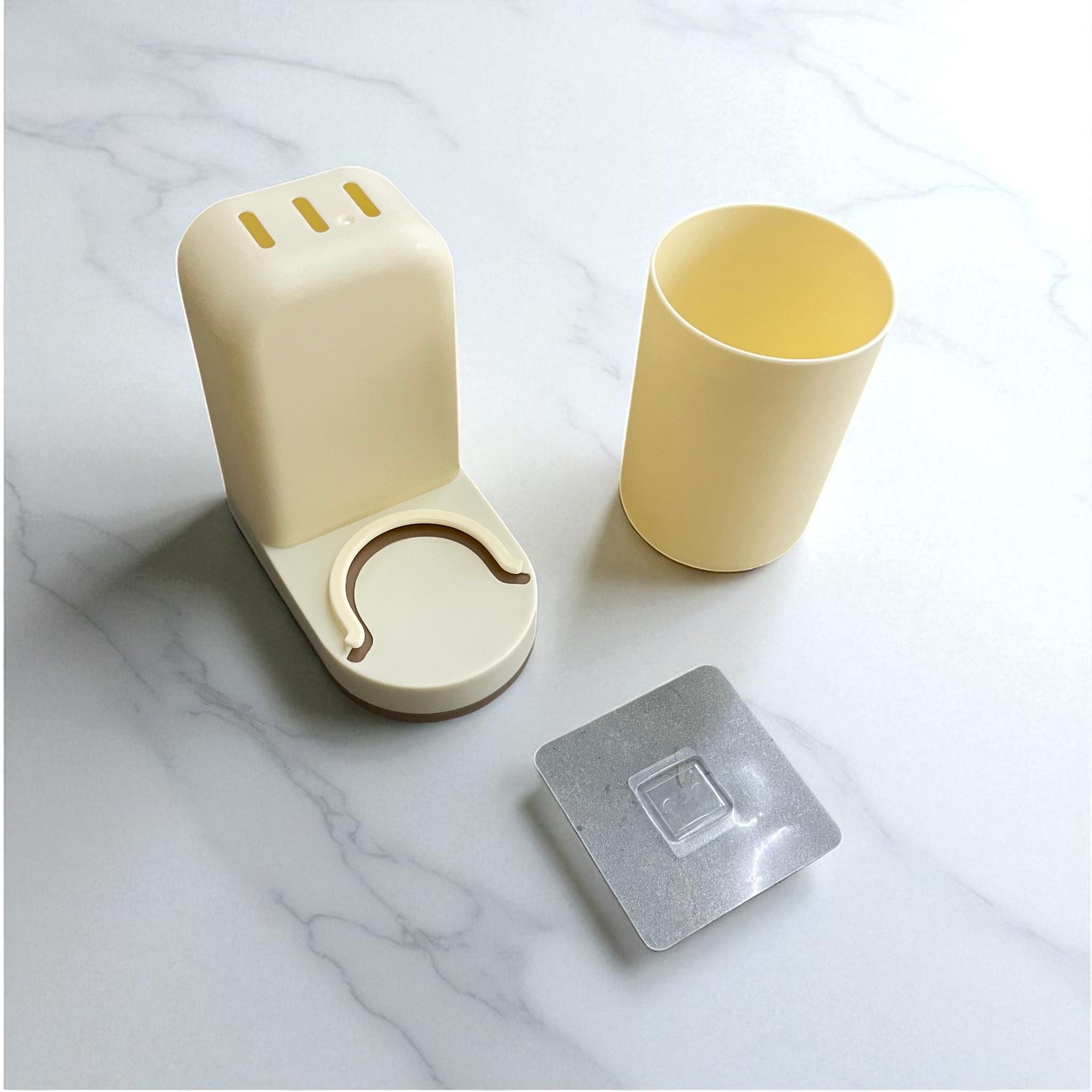 Gambar produk SAYYO Rak Sikat Gigi dan Gelas Toothbrush Storage Cup Rack Holder - G1806