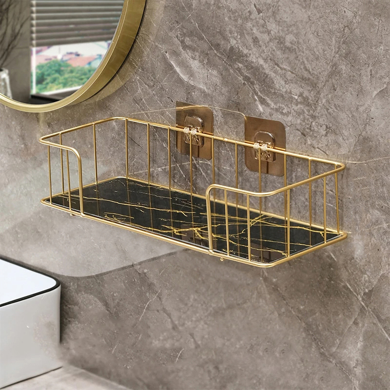 Gambar produk WIZI Rak Gantung Kamar Mandi Bathroom Organizer Wrought Iron Rack Large - W01A