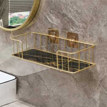 Gambar produk WIZI Rak Gantung Kamar Mandi Bathroom Organizer Wrought Iron Rack Large - W01A