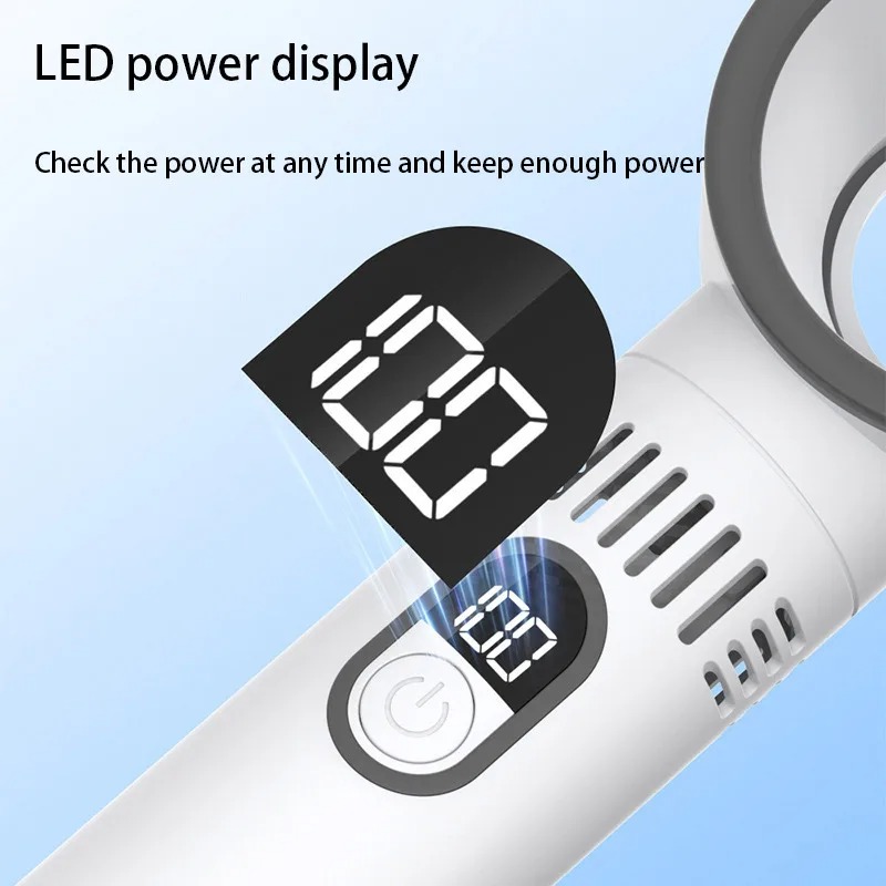 Gambar produk FENG Kipas Mini Portable Handheld Bladeless Fan 100 Speed Rechargeable - XG-360