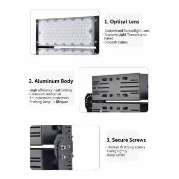 Gambar produk MEANWELL Lampu Sorot LED Outdoor Floodlight Waterproof Cool White 200W - SU-FQP200