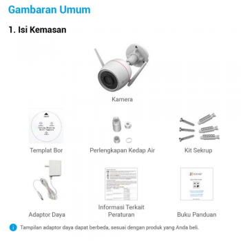Gambar produk EZVIZ Kamera CCTV WiFi Outdoor Smart IP Camera AI Tracking IP67 4MP - H3C