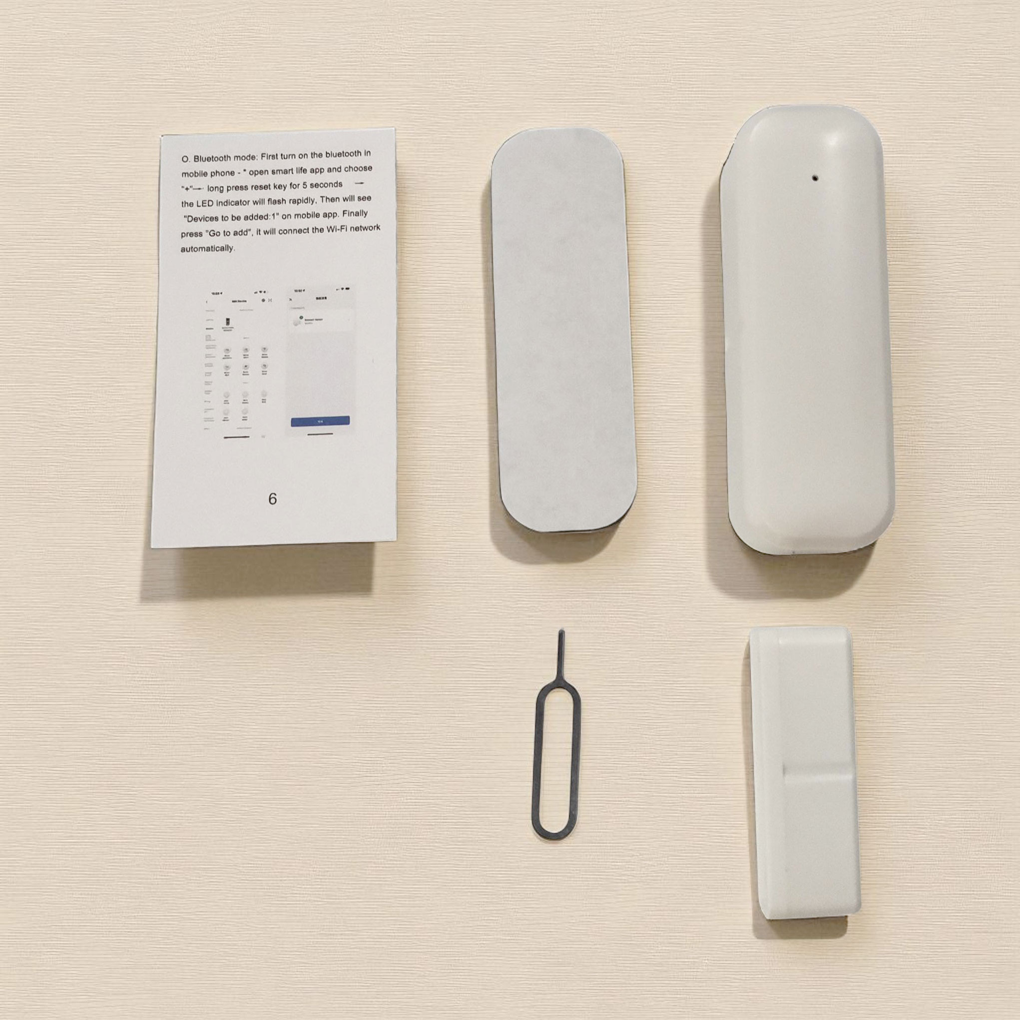 Gambar produk Aubess Sensor Pintu Jendela ZigBee Tuya Smart Wireless Detector - AU24