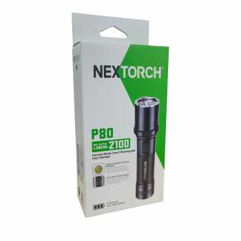 Gambar produk NEXTORCH Senter LED Flashlight USB Rechargeable 2100 Lumens - P80