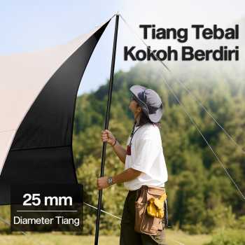 Gambar produk Joly Well Flysheet Terpal Tenda Camping Waterproof Anti UV 5.4x3.2M - S-T138
