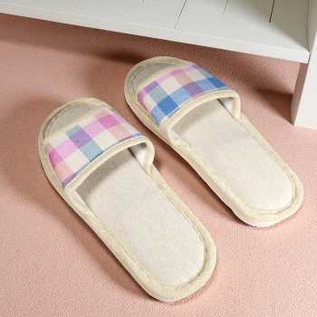 Gambar produk Suihyung Sandal Selop Linen Comfy Indoor Slipper 37-38 - YT3622