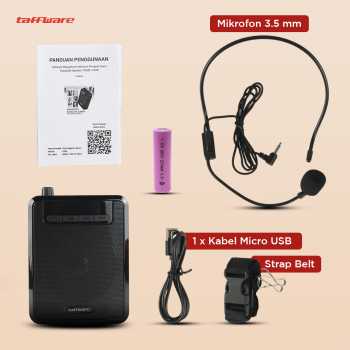 Gambar produk Taffware Megaphone Mikrofon Penguat Suara Tourguide Speaker 125dB - K300