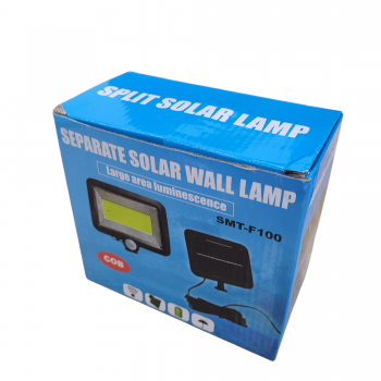 Gambar produk YuYi Lampu Dinding Solar Sensor Gerak Waterproof 100LED Cool White - SMT-F100