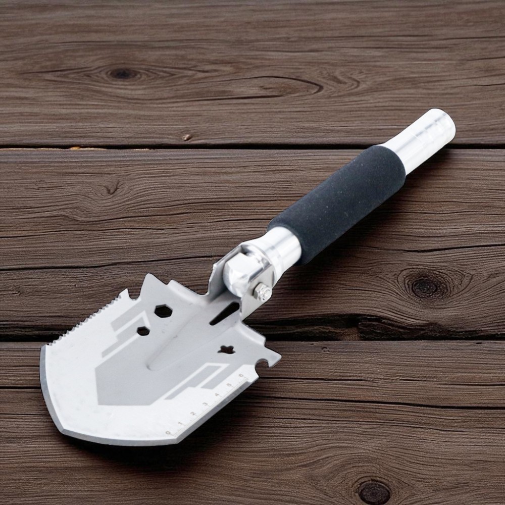 Gambar produk Sekop Tactical Self Defense Kompas Bottle Opener Survival Tool 35.5 cm - DW-45120