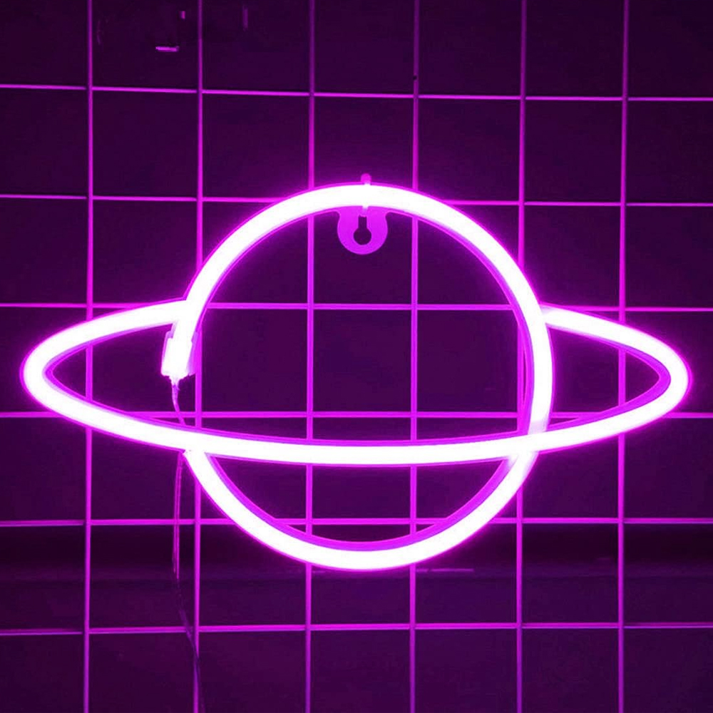 Gambar produk KEY-WIN Lampu Hias LED Neon Flex Battery and USB Power 1W Planet - M04