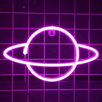 Gambar produk KEY-WIN Lampu Hias LED Neon Flex Battery and USB Power 1W Planet - M04
