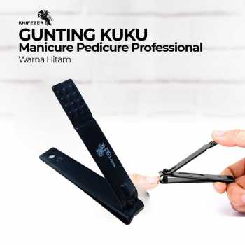 KNIFEZER Gunting Kuku Manicure Pedicure Professional Stainless Steel - Y-02ZJQ