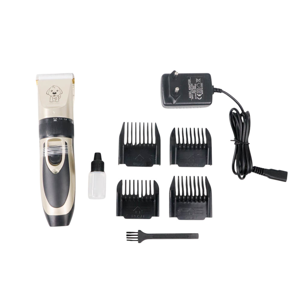 Gambar produk Alat Cukur Bulu Hewan Anjing Kucing 5 Speed 4 Comb 60dB - P2