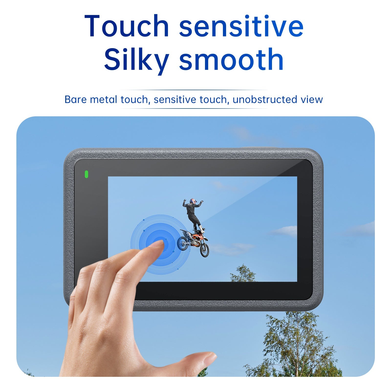 Gambar produk TELESIN Protective Film HD Pelindung Layar Lensa for DJI Action 5 Pro - S6-FLM-09-TDJ