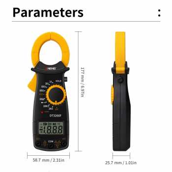 Gambar produk ANENG Digital Multimeter Voltage Tester Clamp Meter Auto Shutdown - DT3266F