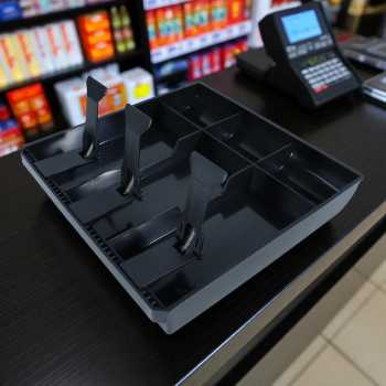 Gambar produk FED Laci Uang Kasir 3 Sekat Plastik Coin Cash Drawer Tray - INU146