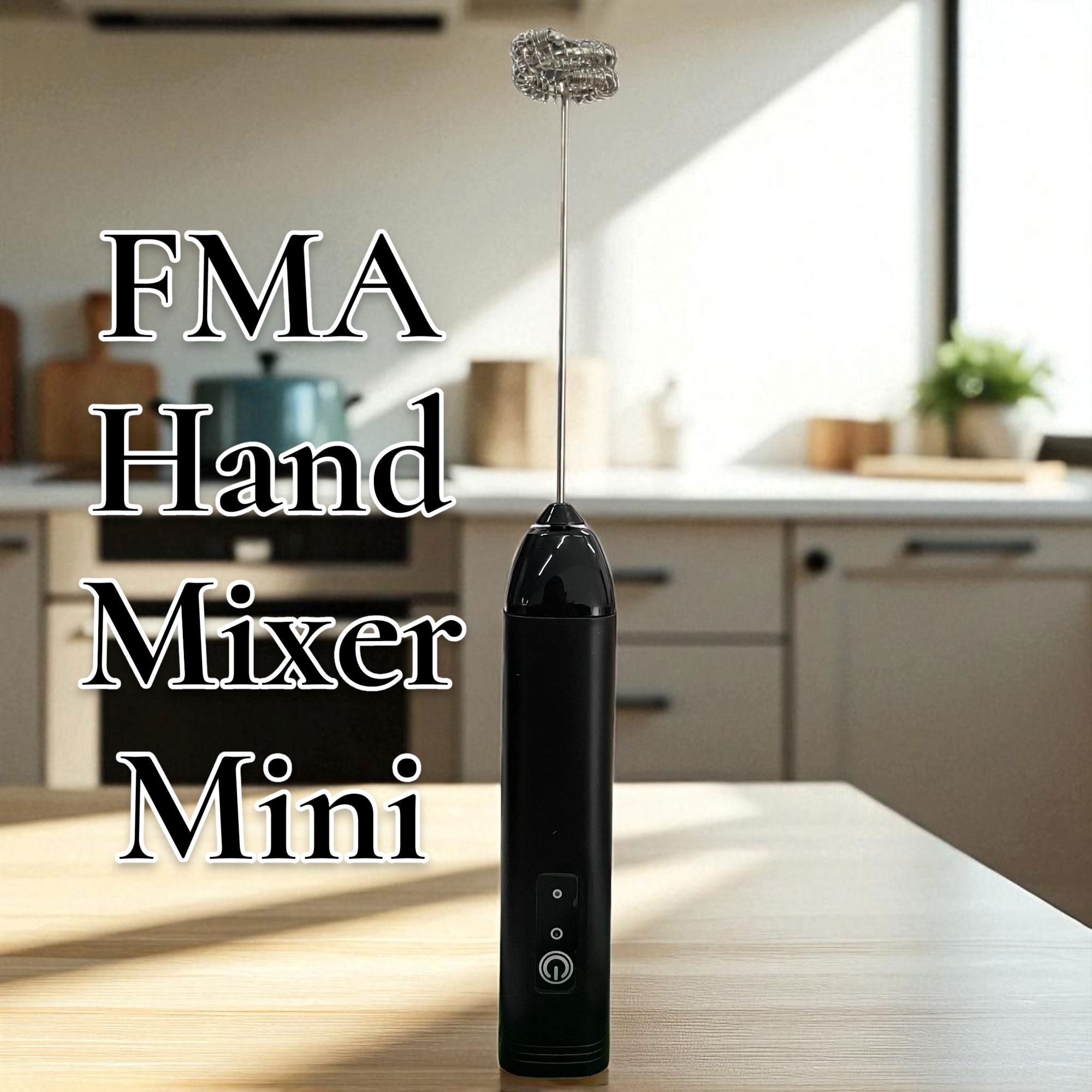 Gambar produk FMA Hand Mixer Mini Pengocok Telur Kopi Milk Frother 500mAh - NPQ01