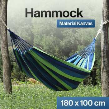 HOUSEEN Hammock Tempat Tidur Gantung Canvas Anti Rollover - JS427