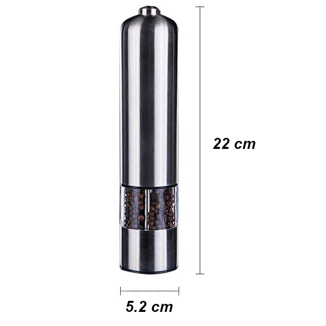 Gambar produk Alat Penggiling Biji Lada Elektrik Spices Pepper Mill Grinder 100ml - 15CE7