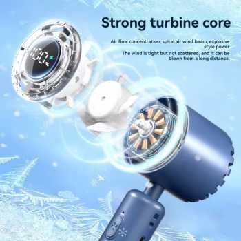 Gambar produk COOLIT Kipas Angin Portable Mini 5 Speed Cooling with LED 3000 mAh - P-107