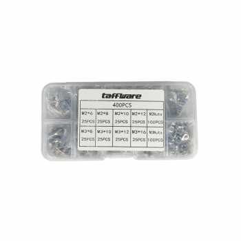 Gambar produk Taffware Baut Set Screw Bolt Nuts Hexagon Stainless Steel M2 M3 400PCS - DIN912