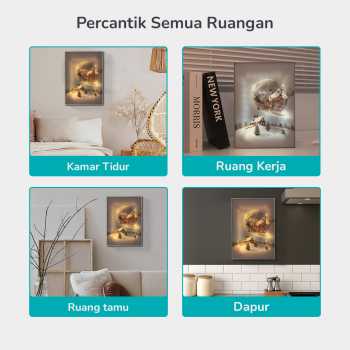Gambar produk YORYZENG Lampu Meja Hias Lukisan 3in1 Color LED USB 30.5cm Santa Claus - YY31