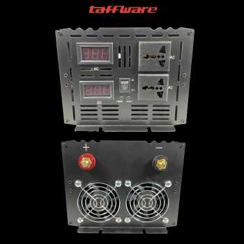 Gambar produk Taffware Power Inverter Mobil Pure Sine Wave DC 60V to AC 220V 6000W - NBQ6000W