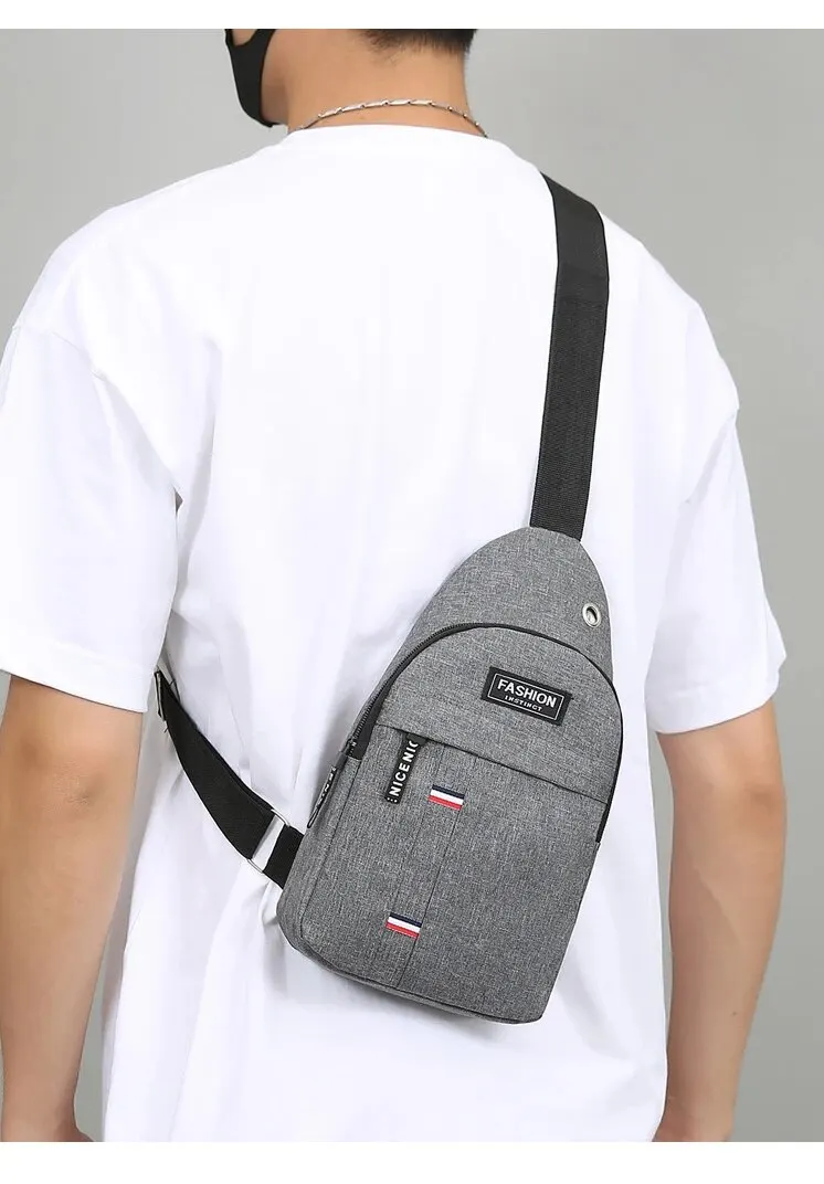 Gambar produk FASHION Tas Selempang Sling Bag Pria Polyester Large Capacity - FWY-2K