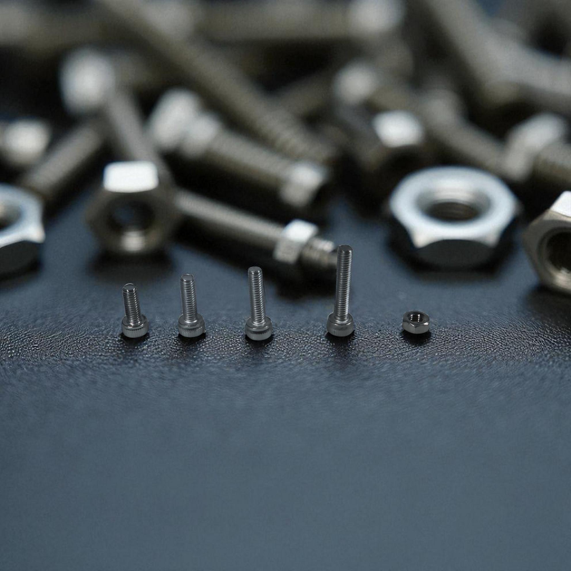 Gambar produk Taffware Baut Set Screw Bolt Nuts Hexagon Stainless Steel M2 M3 400PCS - DIN912