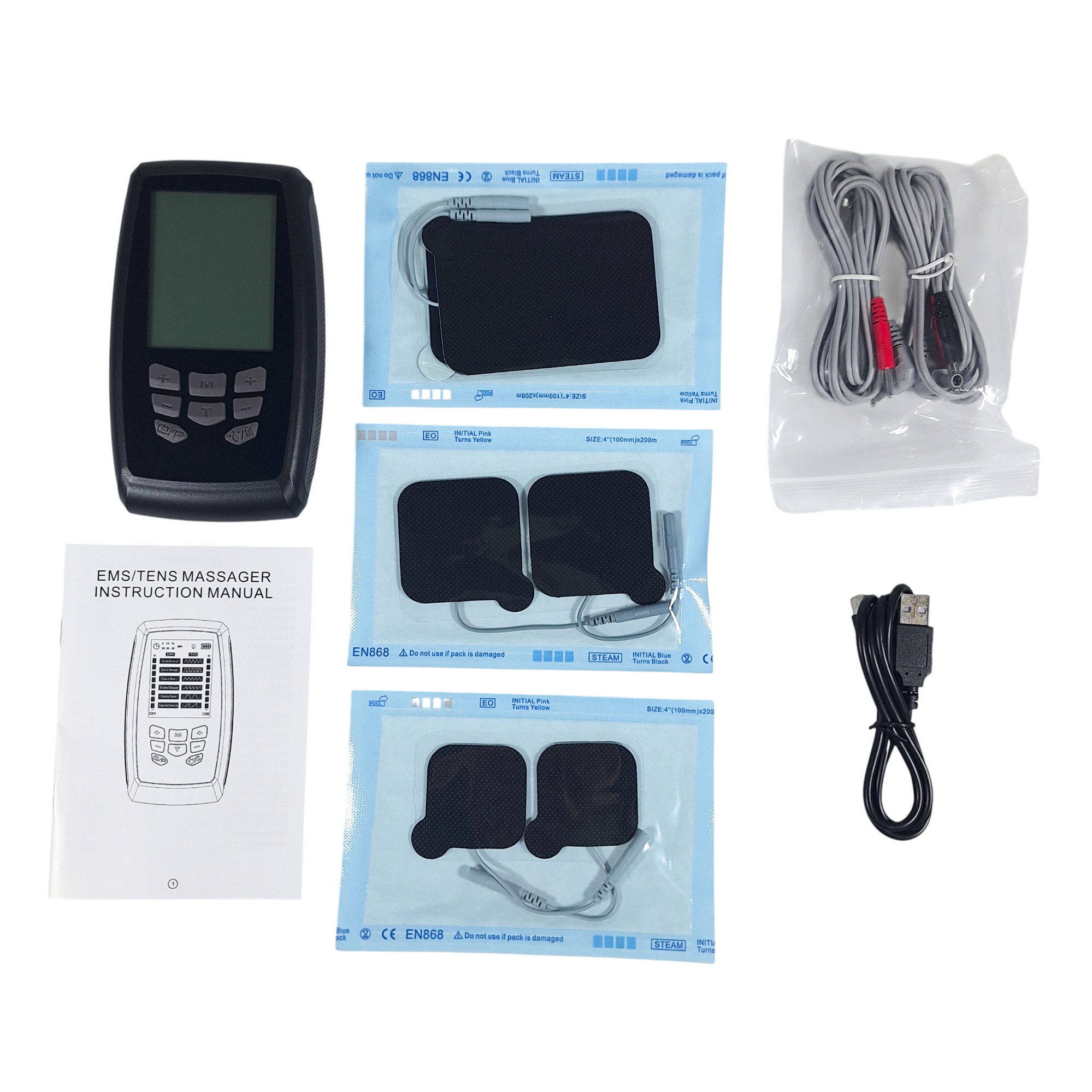 Gambar produk FDA Alat Pijat Elektrik TENS Pulse Massage 6 Patch Multifunctional - DR132A