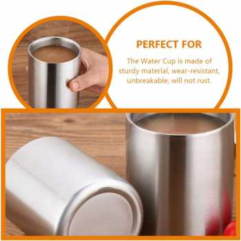 Gambar produk Mugumu Gelas Stainless Steel 201 Korea Single Wall Glass 192ml - MG031